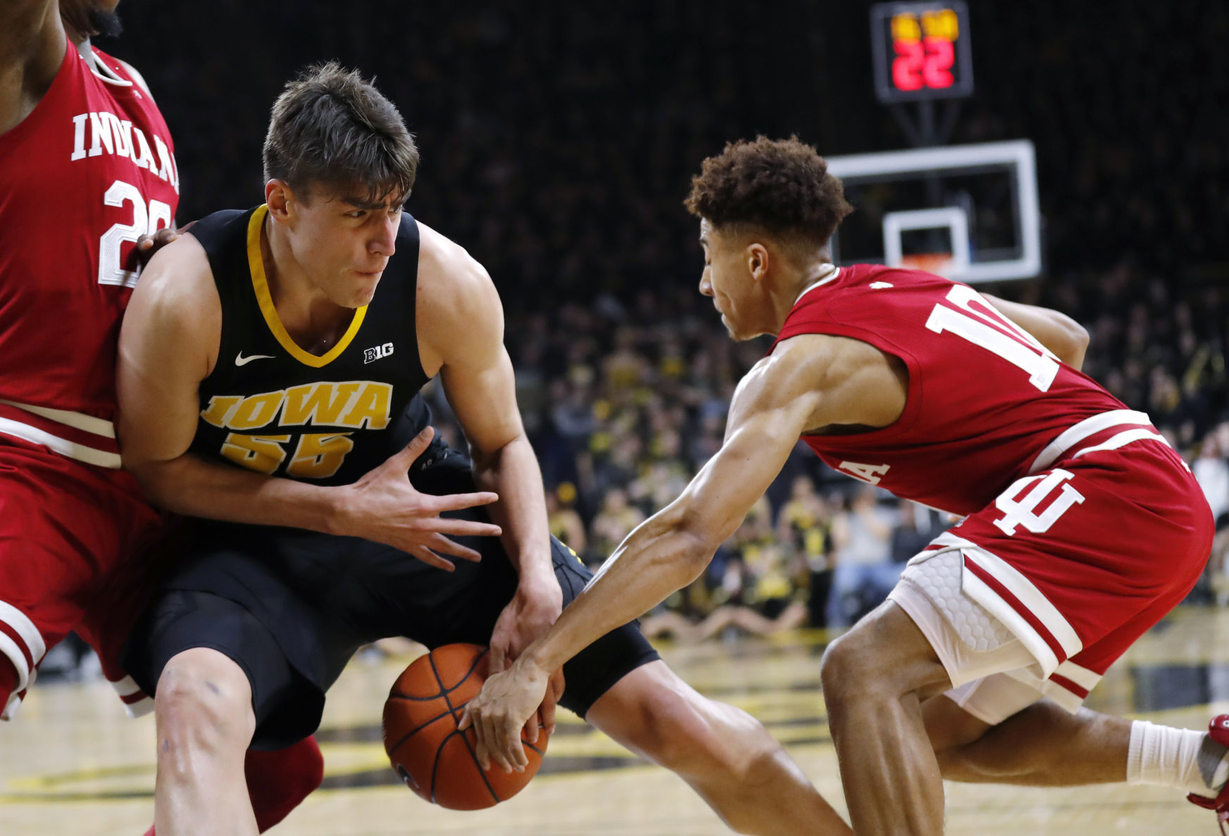 Indiana Iowa Basketball
